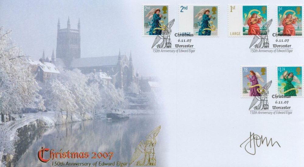 Lot 622: Revd. John Inge signed FDC. Christmas 2007 150th...