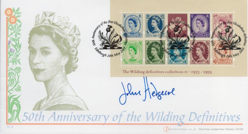 Lot 635: John Hedgecoe signed FDC. 50th Anniversary of the...