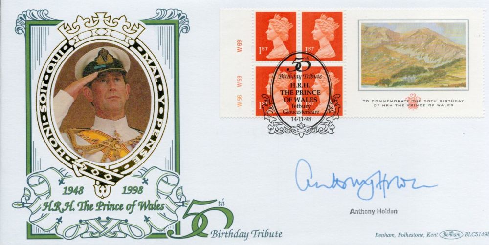 Lot 636: Anthony Holden signed FDC. 1948-1998 H. R. H....