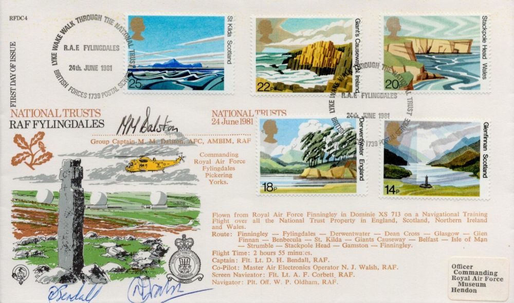 Lot 672: Group Captain M. M. Dalston Signed National Trust...