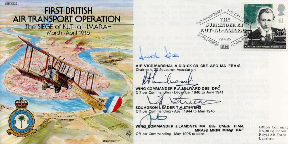 Lot 694: Air Marshal David Dick, Wg Cdr R. A...