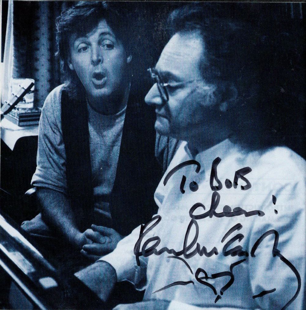 Lot 709: Paul McCartney signed CD booklet only. Good condition....