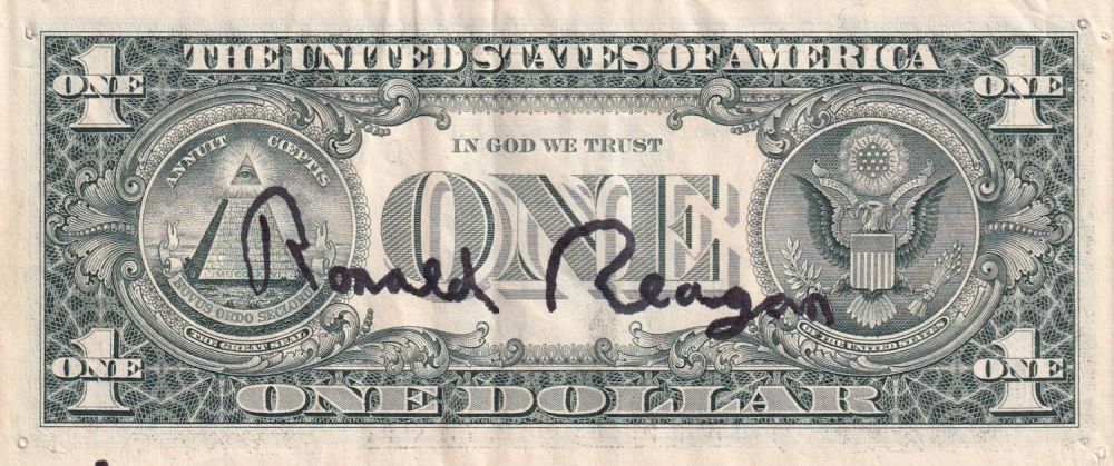 Lot 31: Ronald Reagan, Former US President and Actor Signed...