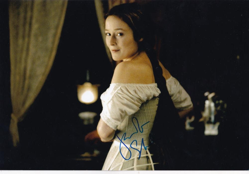 Lot 93: Jennifer Ehle, Popular American Actress signed 10x8 approx...