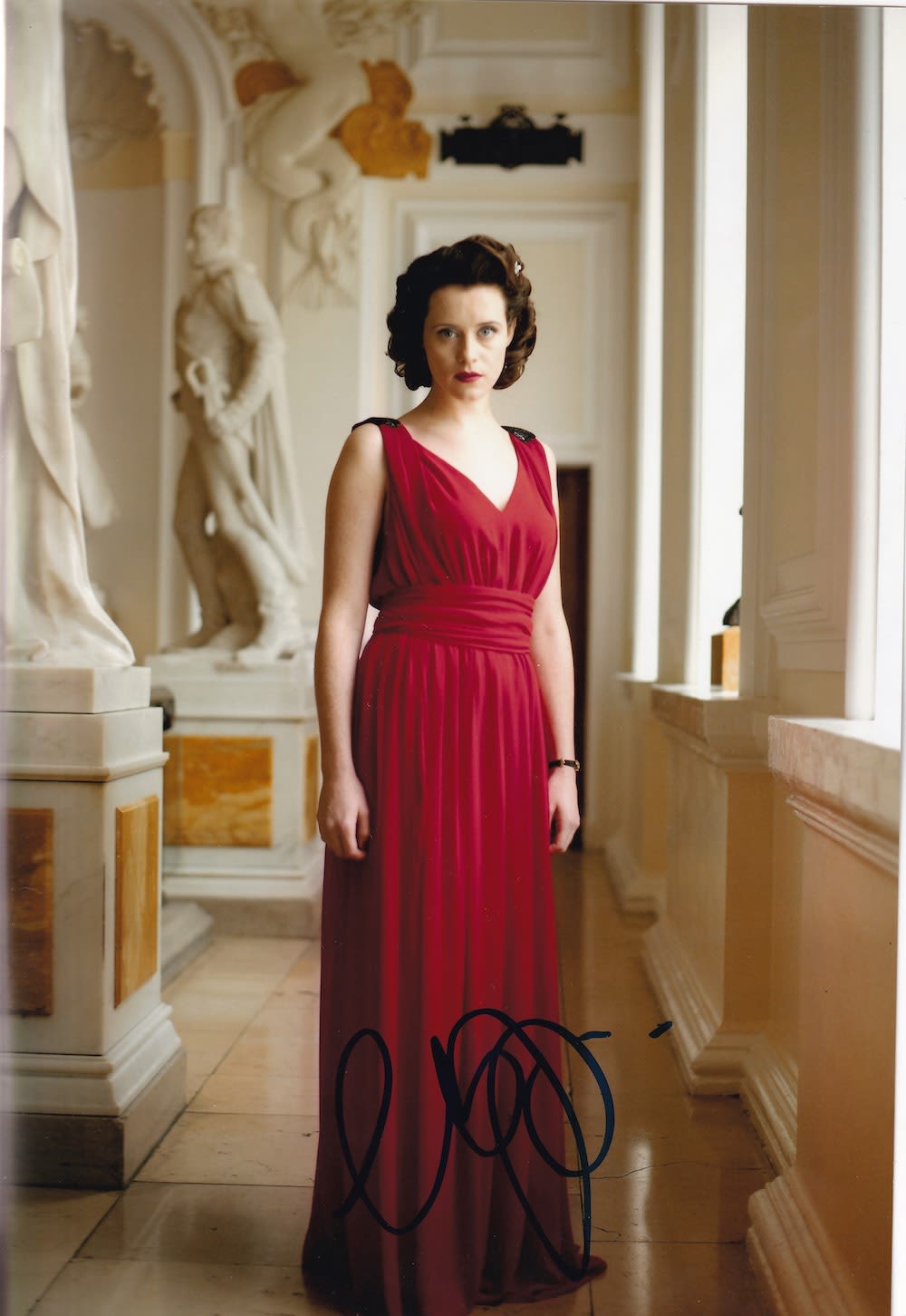 Lot 105: Claire Foy, Popular British Actress, The Crown signed...