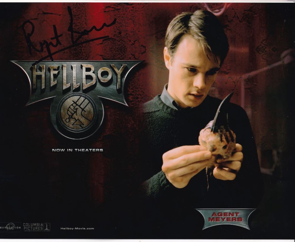Lot 171: Rupert Evans, Hellboy Film Actor signed 10x8 approx...