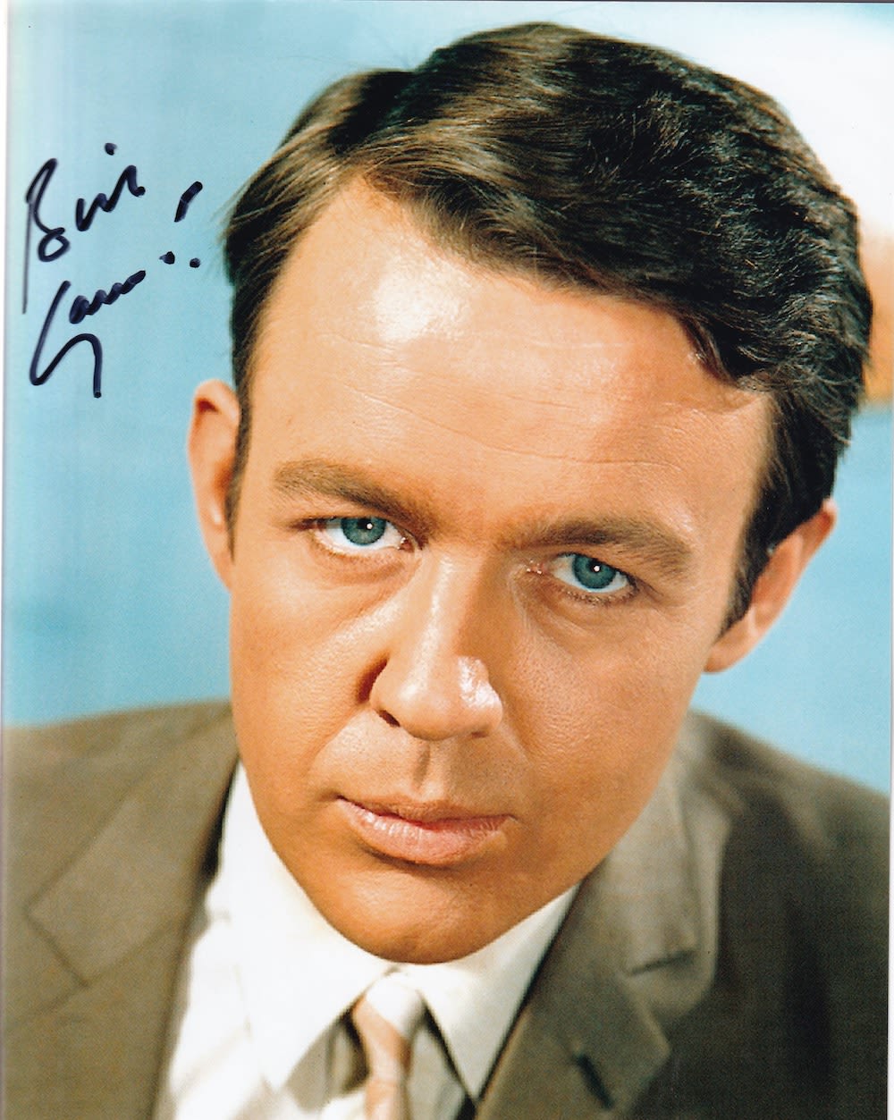 Lot 186: Bill Gaunt, Popular Actor, The Champions, signed 10x8...
