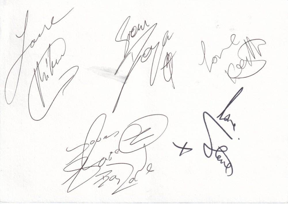 Lot 239: Boyzone, Chart Topping Boy Band, Fully Signed 'This...