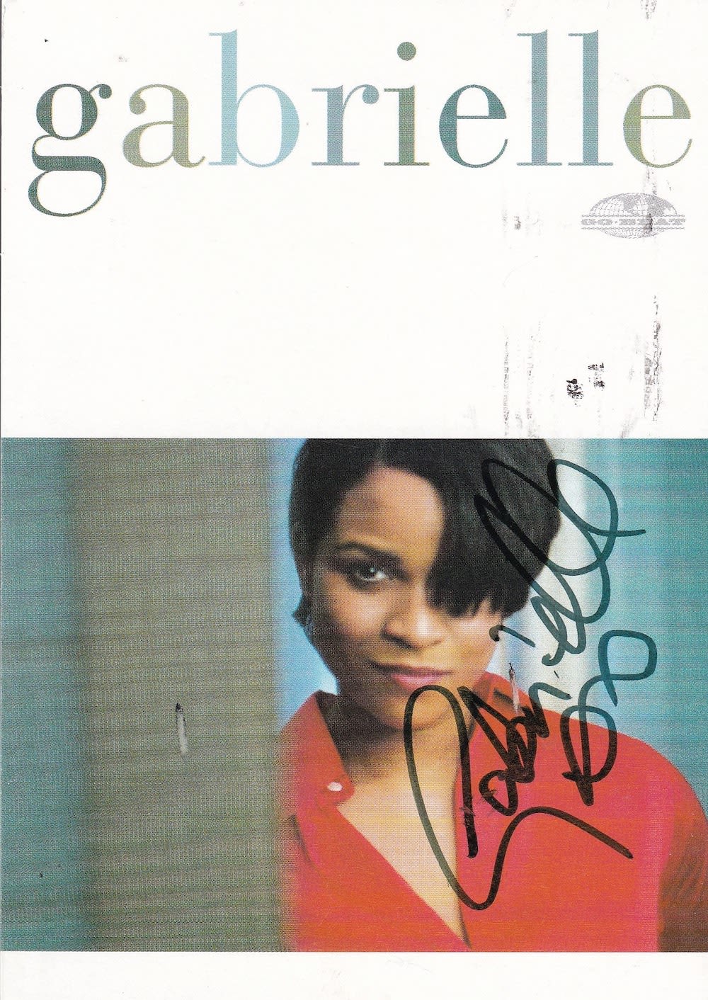 Lot 266: Gabrielle, Chart Topping Singer, 6x4 inch approx signed...
