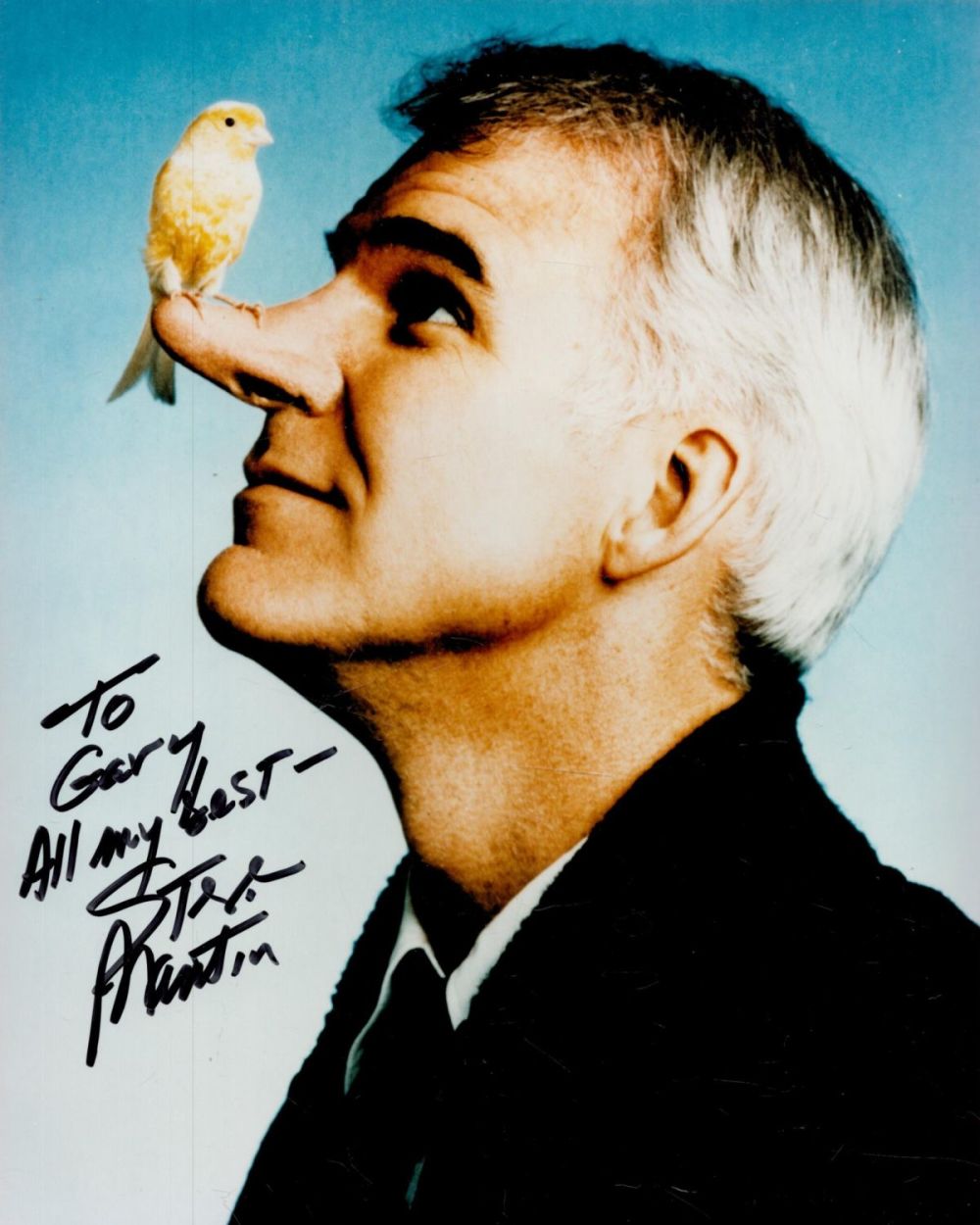 Lot 63: Steve Martin signed 10x8 colour photo dedicated. Stephen...