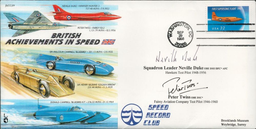 Lot 81: Neville Duke and Peter Twiss Signed British Achievements...