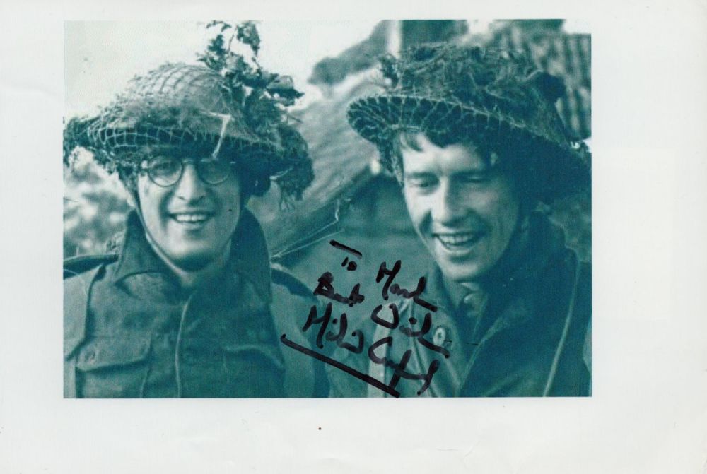 Lot 98: Michael Crawford Signed 8 x 6 inch Black...