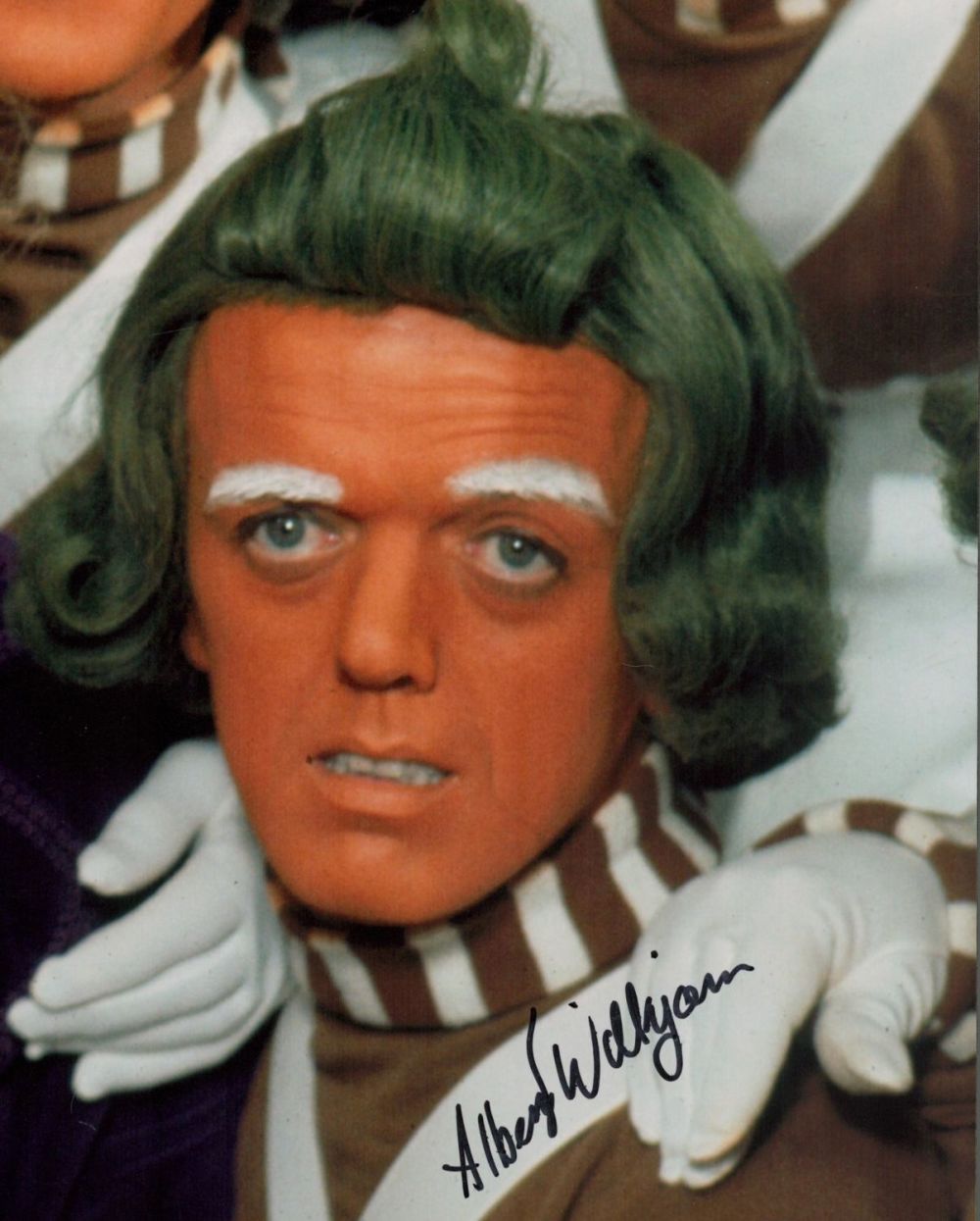 Lot 99: Albert Wilkinson (Oompa Loompa From Willy Wonka) Signed...