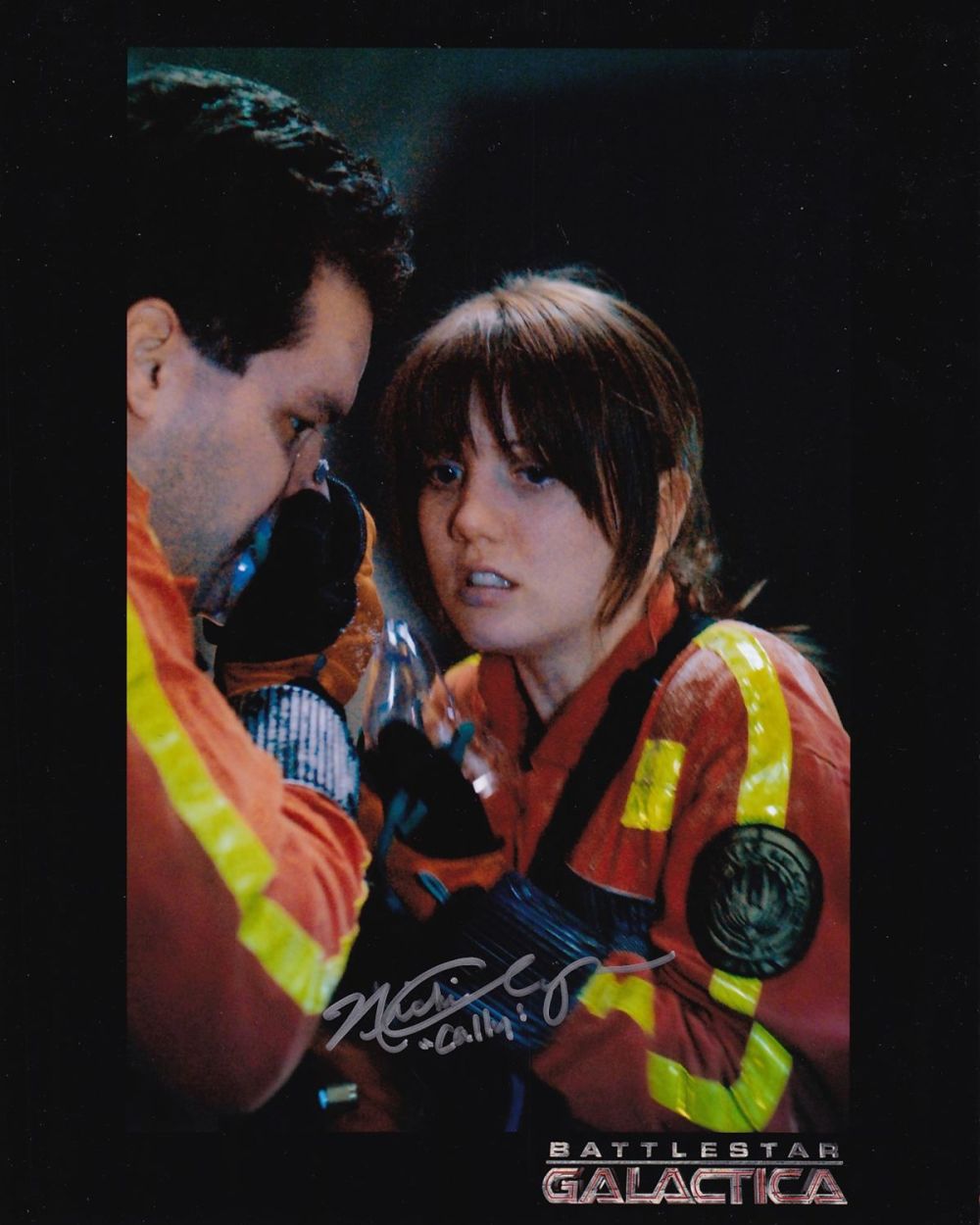 Lot 123: Super Sale! Battlestar Galactica Nicki Clyne hand signed...