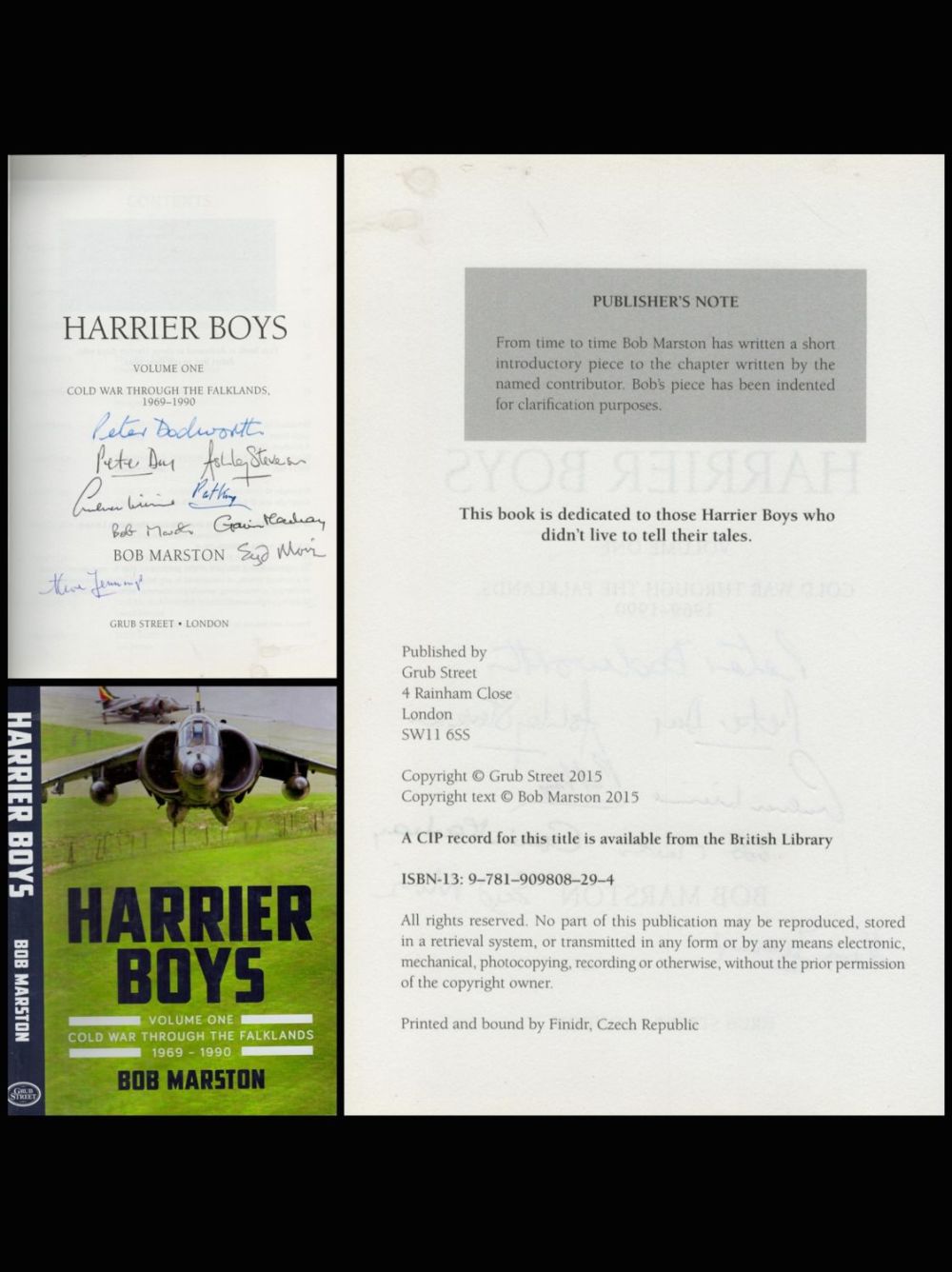 Lot 150: 9 Signed 1st Edition Hardback by Bob Marston...