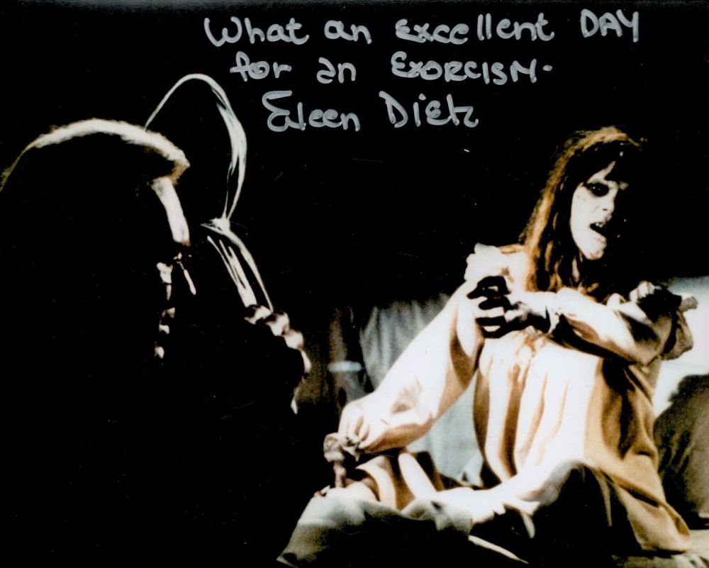 Lot 161: The Exorcist horror movie 8x10 photo signed by...