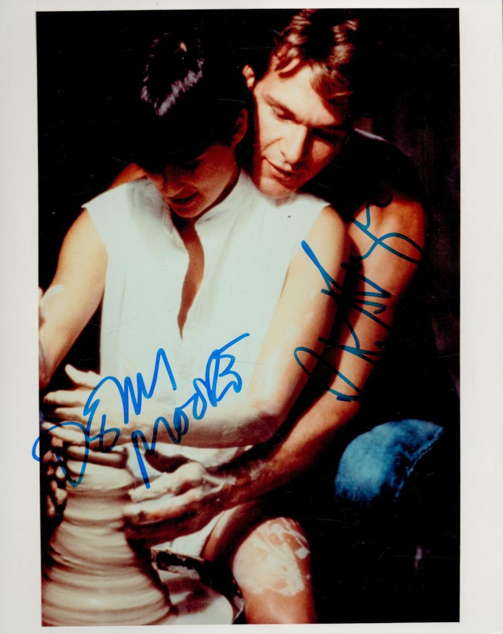 Lot 244: Demi Moore and Patrick Swayze Signed 10 x...