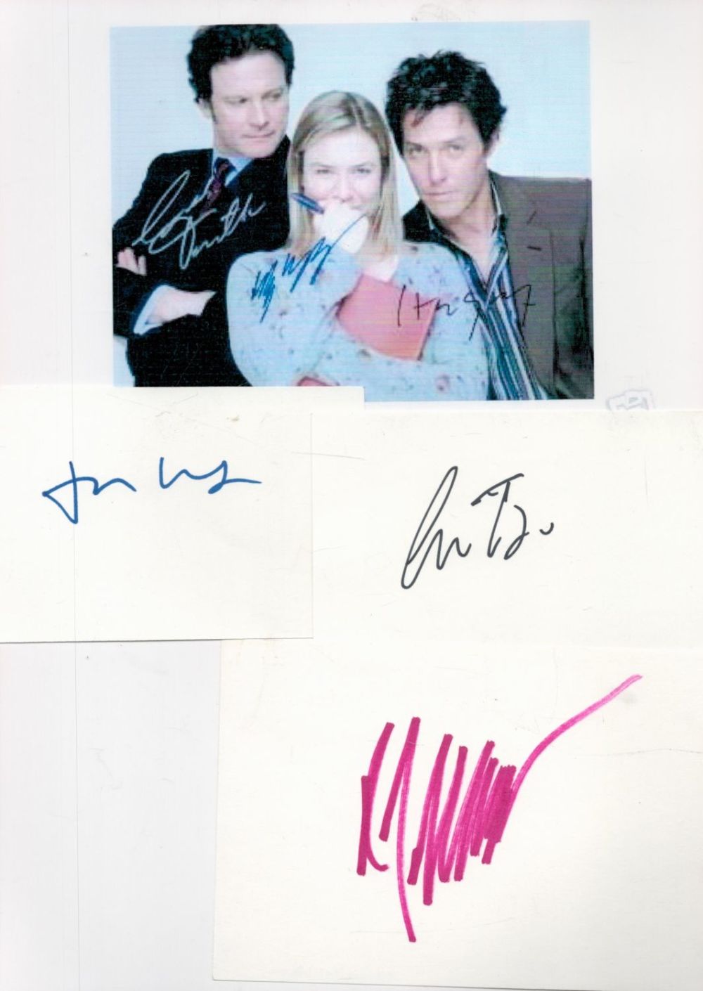 Lot 249: Bridget Jones Actors Colin Firth, Hugh Grant and...
