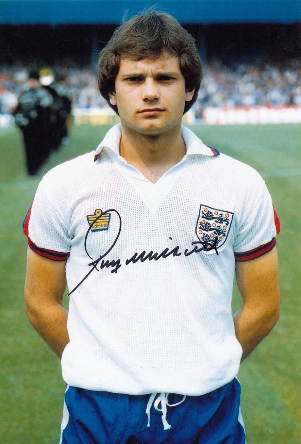 Lot 301: Autographed Ray Wilkins 12 X 8 Photo: Col,...