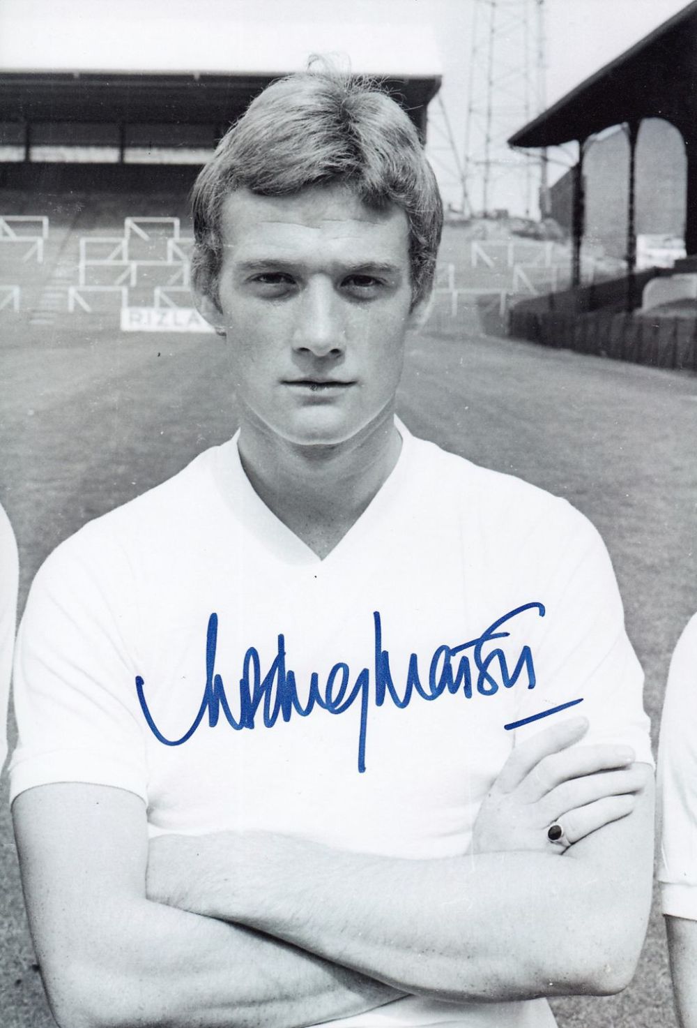 Lot 317: Autographed Rodney Marsh 12 X 8 Photo: B/W,...