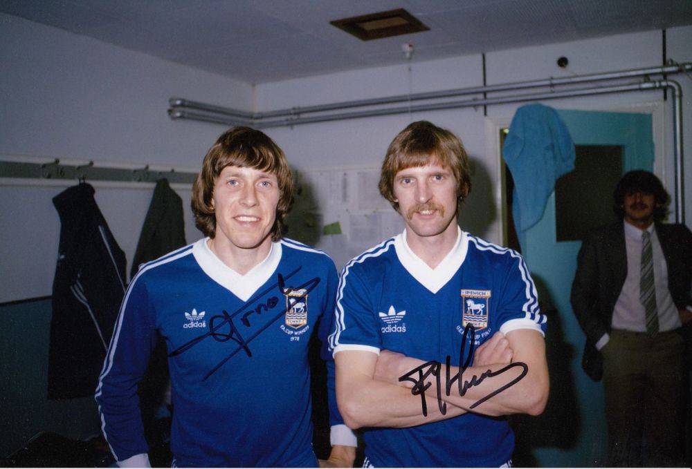 Lot 329: Autographed Ipswich Town 12 X 8 Photo: Col,...