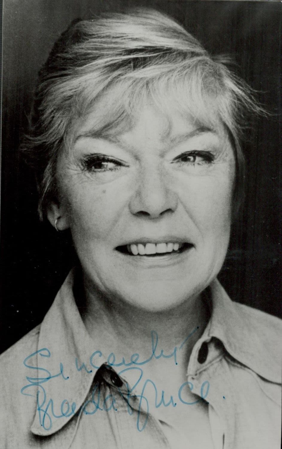Lot 342: Brenda Bruce Signed Black and White Promo Photo,...
