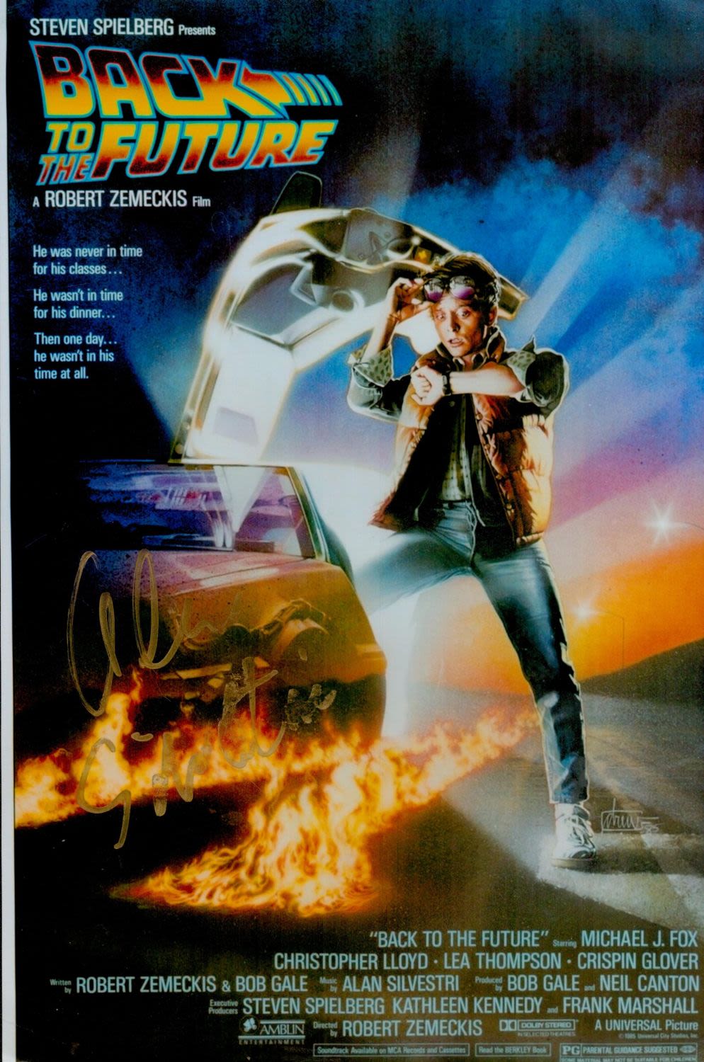 Lot 357: Alan Silvestri Signed Colour Photo, Back To The...