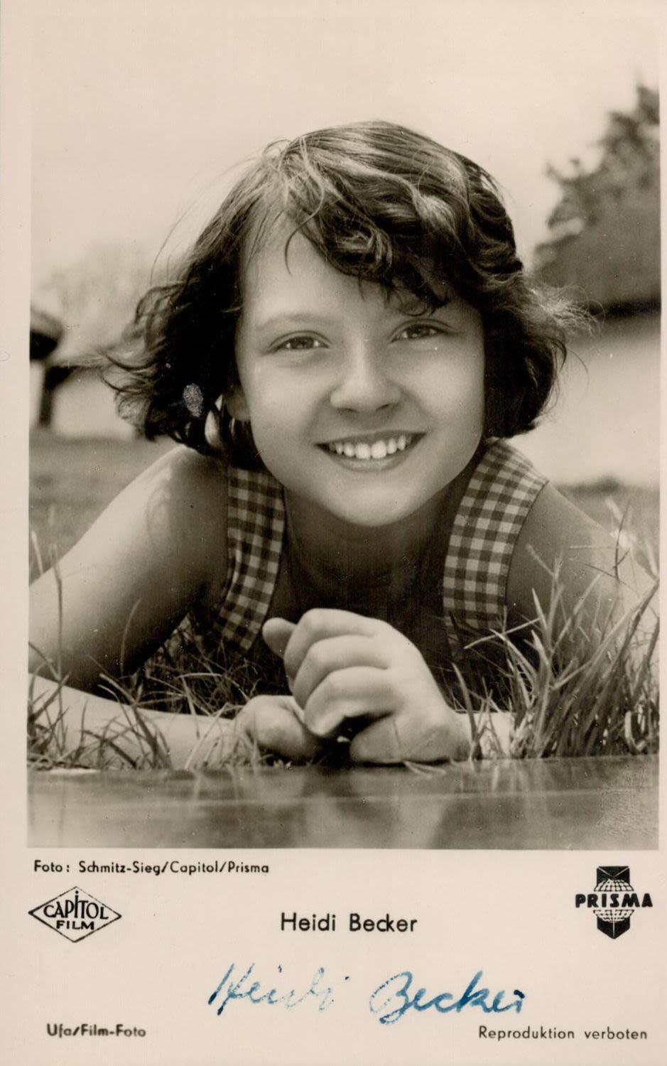 Lot 376: Heidi Becker Signed Black and White Photo Approx....