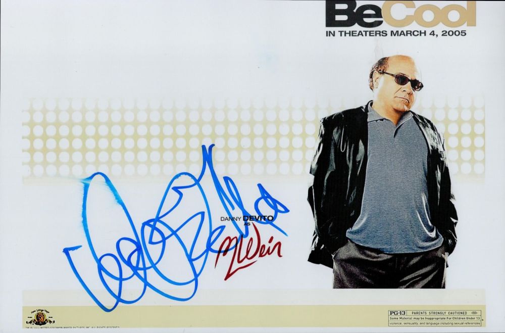 Lot 385: Danny DeVito Signed Colour Photo, Actor-Be Cool in...