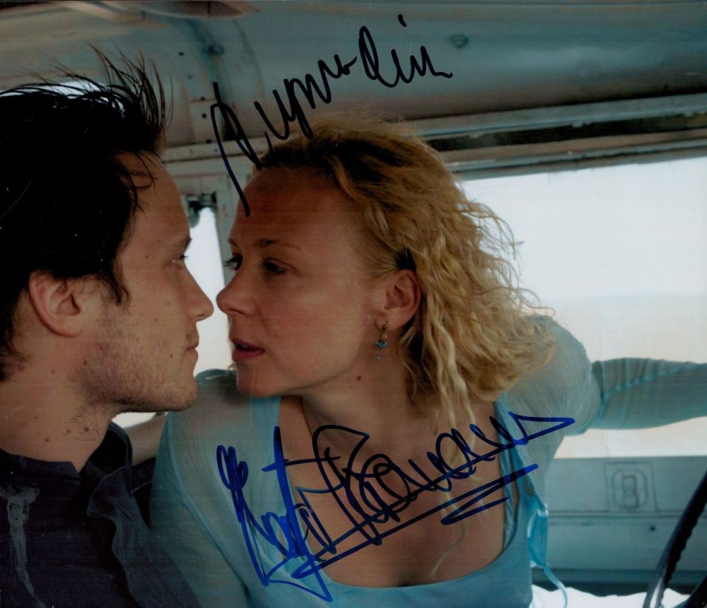 Lot 386: Multi-Signed Colour Photo August Diehl-German Actor and Katja...