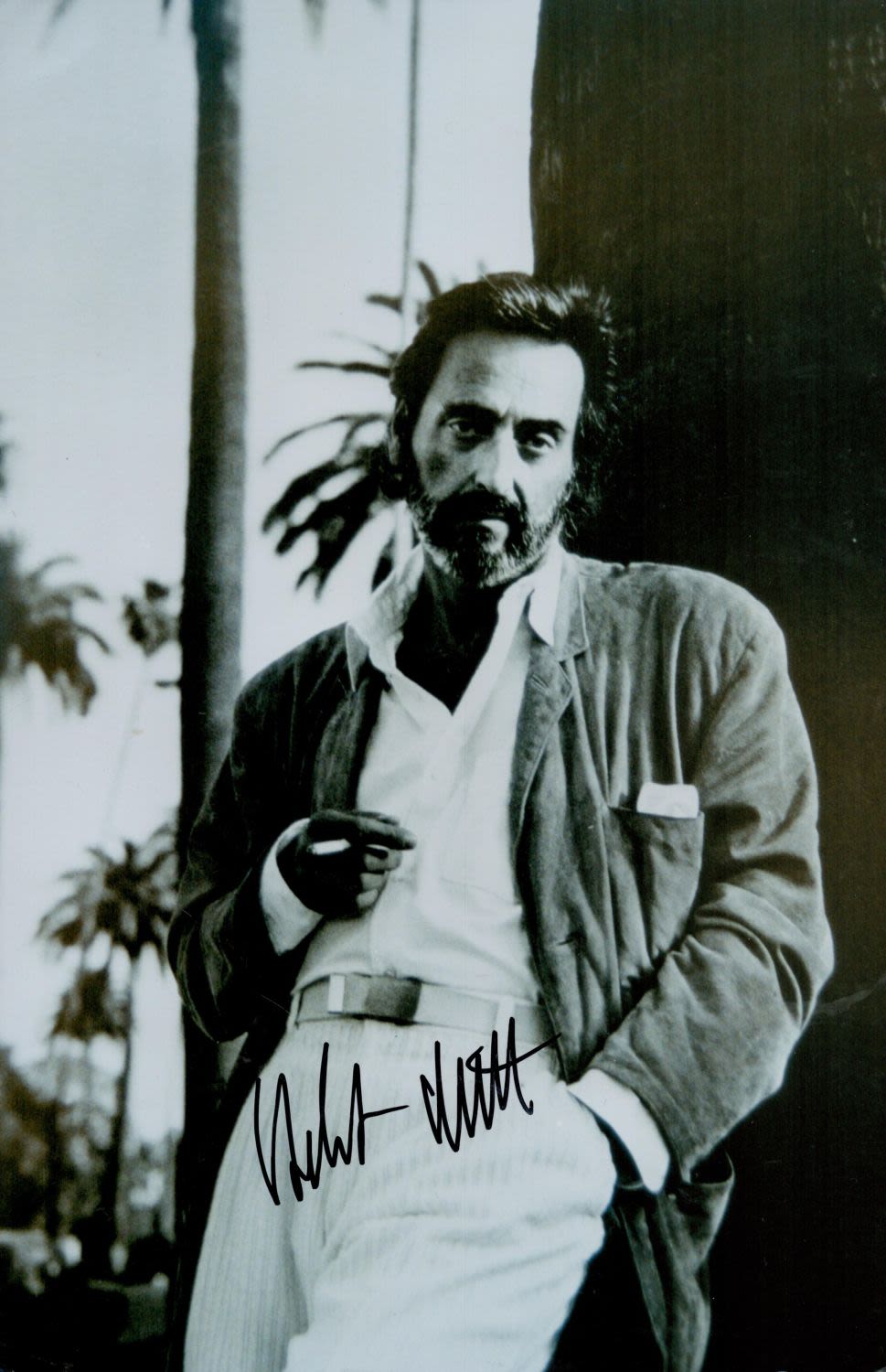 Lot 387: Helmut Dietl Signed Black and White Photo, German...