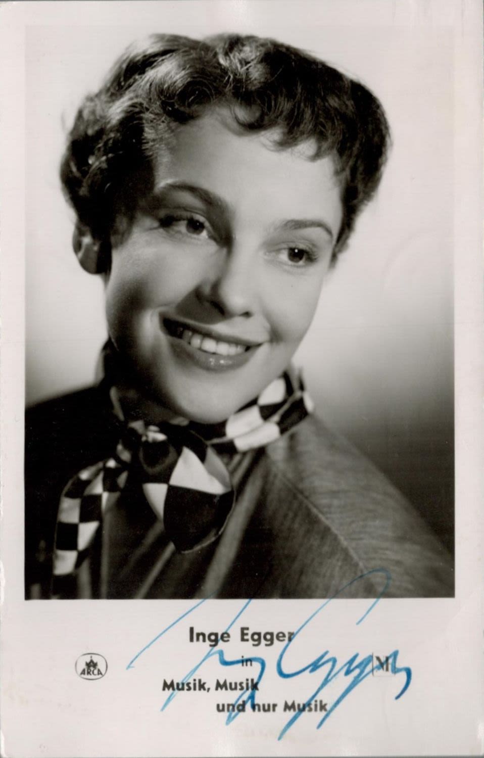 Lot 389: Inge Egger Signed Black and White Photo, Austia...
