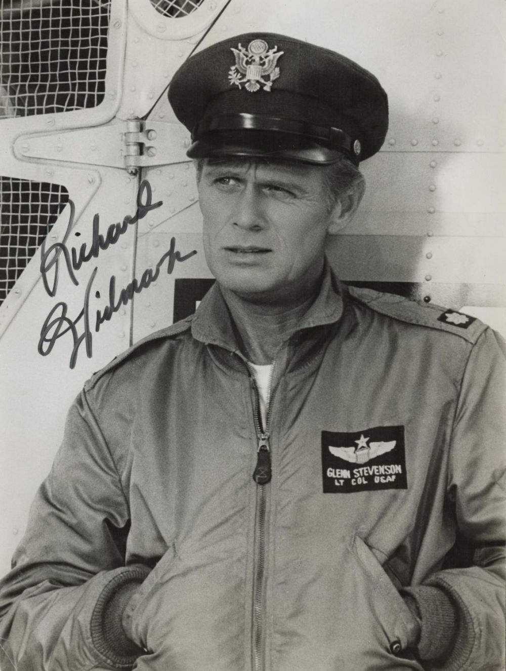 Lot 431: Actor Richard Widmark Signed 10 x 8 inch...