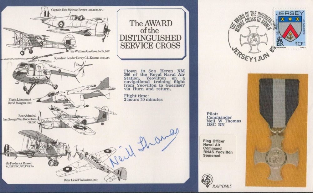 Lot 474: Commander Neil W Thomas Signed The Award of...