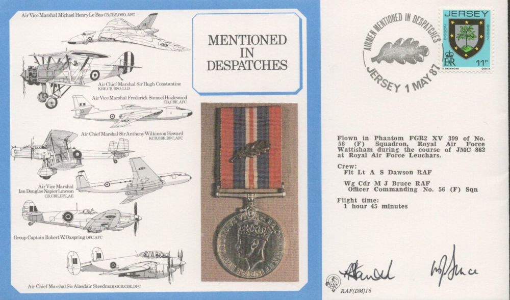 Lot 491: Flt Lt A Dawson and Wg Cdr MJ...