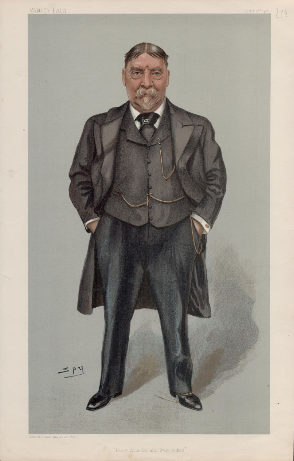 Lot 495: Vanity Fair Print. Title North America and West...