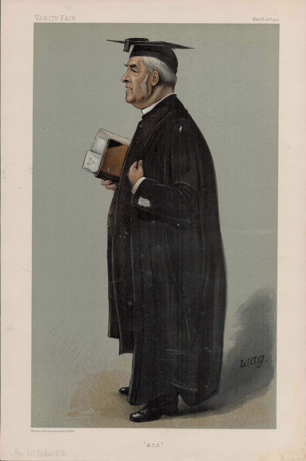 Lot 518: Vanity Fair Print. Title M T S Subject...