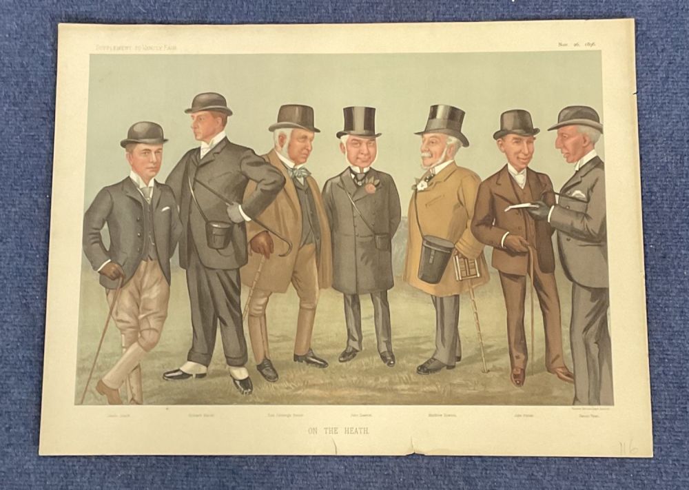 Lot 523: Vanity Fair Print. On the Heath dated 26/11/1896....