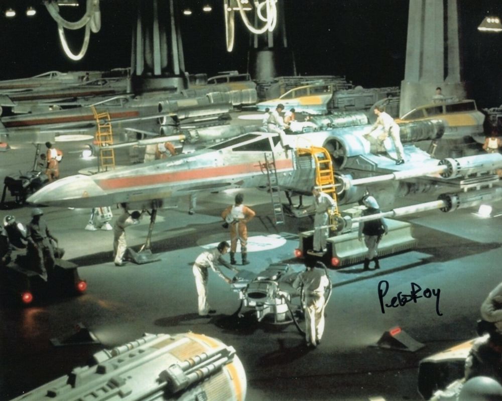 Lot 536: Star Wars A New Hope 8x10 photo signed...