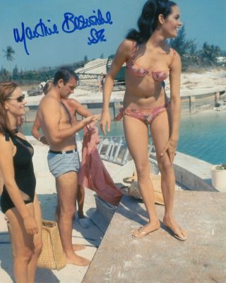 007 James Bond movie Thunderball 8x10 photo signed by Bond girl Martine Beswick. Good