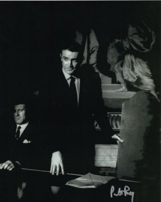 007 James Bond movie Thunderball 8x10 photo signed by actor Peter Roy as 006. Good condition.