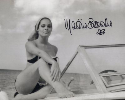 007 James Bond movie Thunderball 8x10 photo signed by Bond girl Martine Beswick. Good