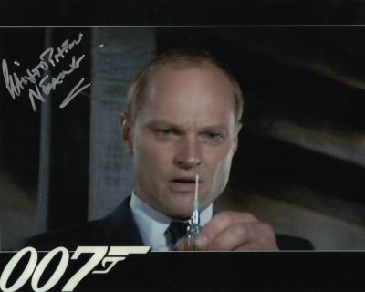 007 James Bond movie License to Kill 8x10 photo signed by Christopher Neame as Fallon. Good