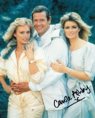 007 James Bond movie Octopussy 8x10 photo signed by Carole Ashby. Good condition. All