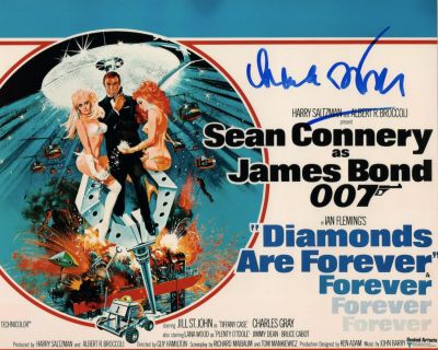 007 James Bond girl Lana Wood, stunning photo signed by Lana Wood from Diamonds are Forever.