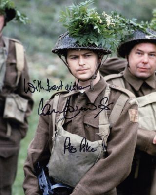 Dad's Army comedy series 8x10 photo signed by Private Pike actor Ian Lavender. Good condition.