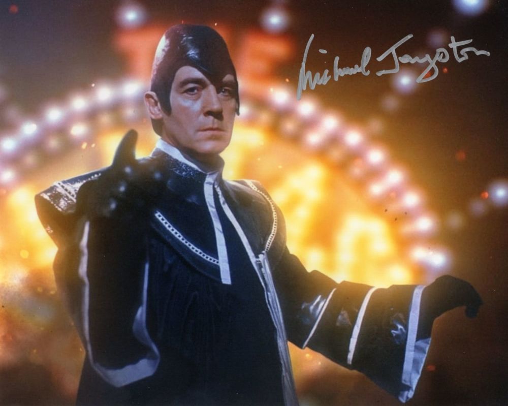 Lot 676: Doctor Who 8x10 photo signed by actor Michael...