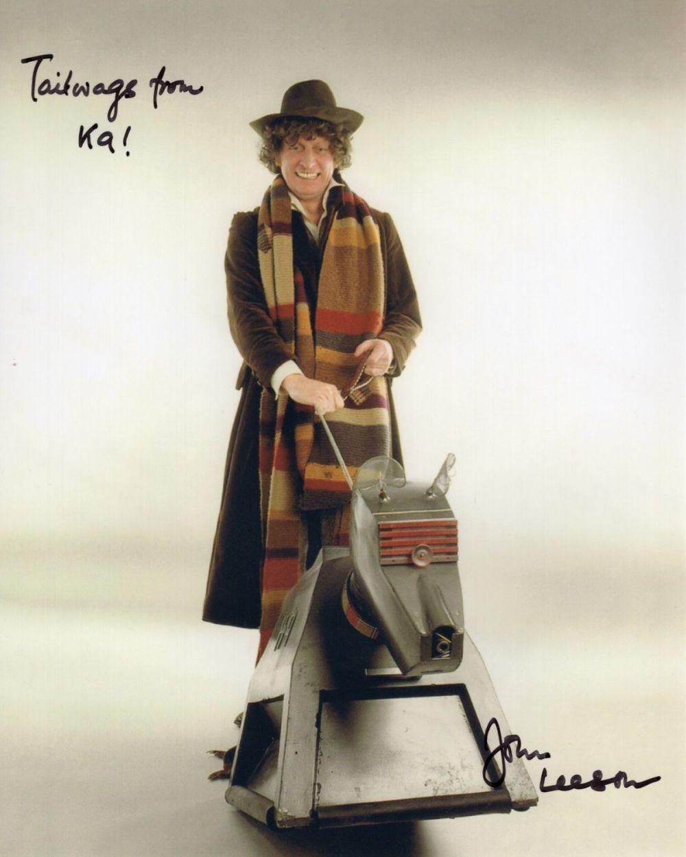 Lot 716: Doctor Who 8x10 photo signed by actor John...