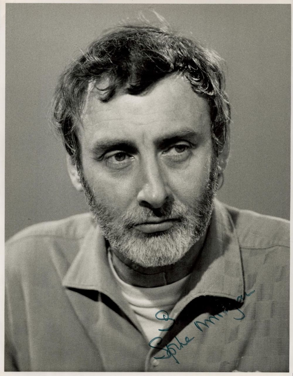 Lot 26: Spike Milligan vintage signed 10x8 black and white...