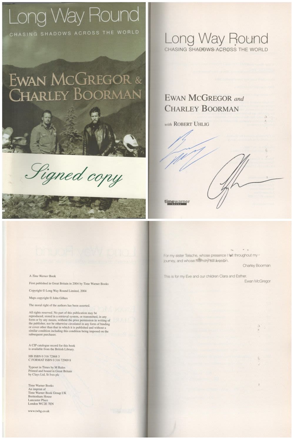 Lot 160: Ewan McGregor and Charley Boorman signed Long Way...